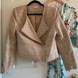 1.State Printed Moto Jacket